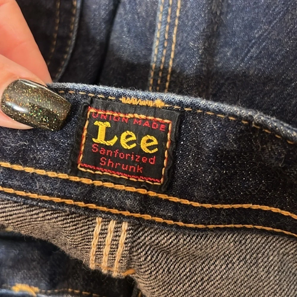 Lee 1101 1930s Reproduction Selvedge Jeans 30x33 Made in Japan Hair-On-Hide